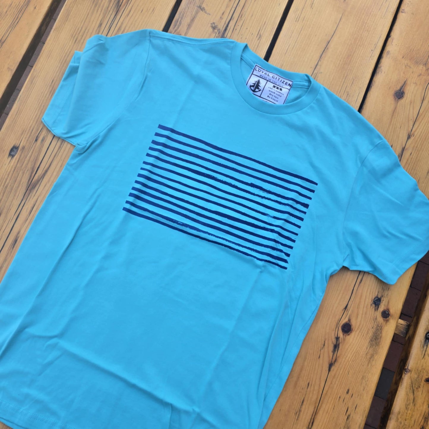 Abstract line tee