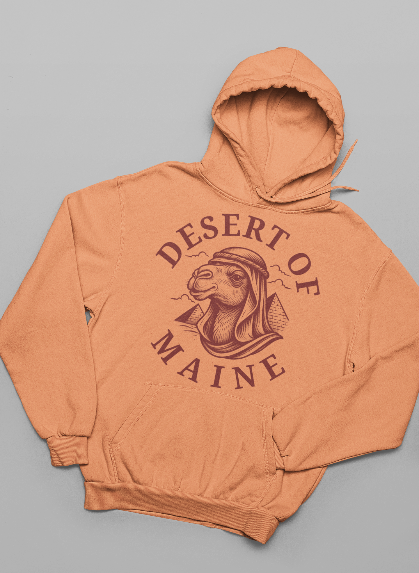 Desert of Maine camel hoodie