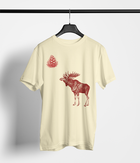 Moose and Pinecone tee