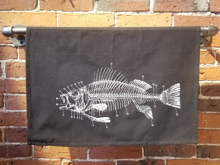 Fishbones Kitchen Towel