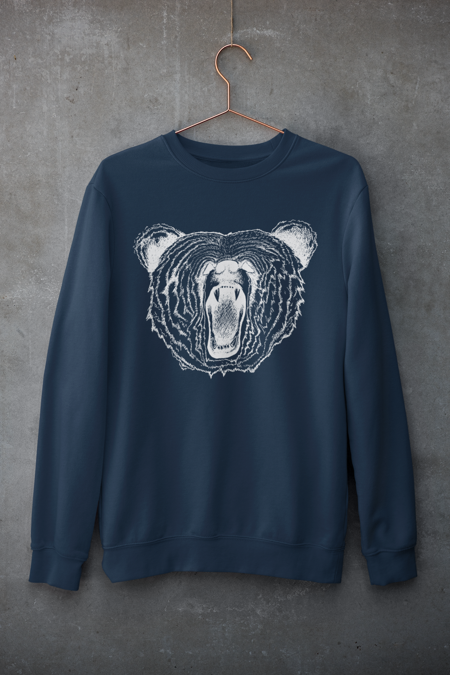 Bear with Me Crew neck sweatshirt – Loyal Citizen Clothing