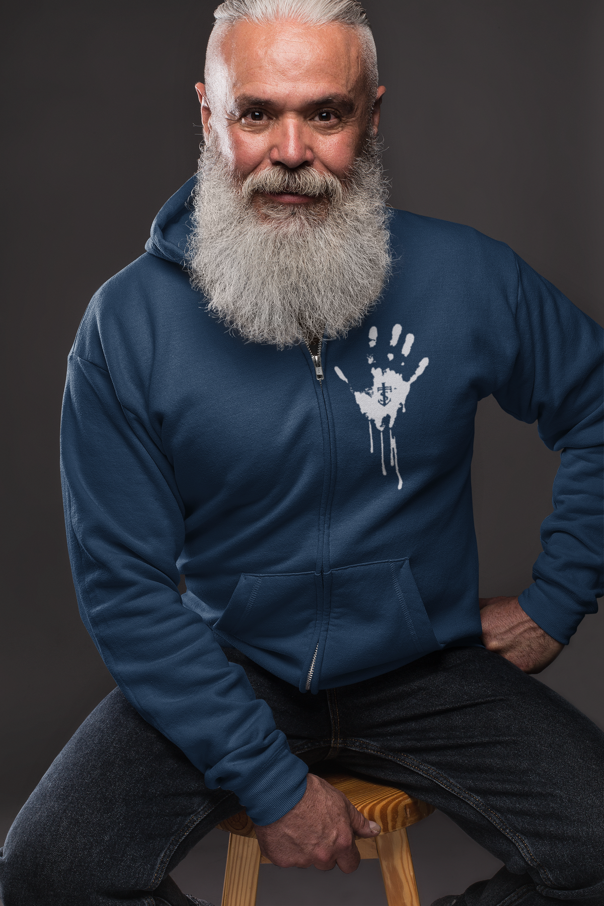 Full Zip Commander Hoodie