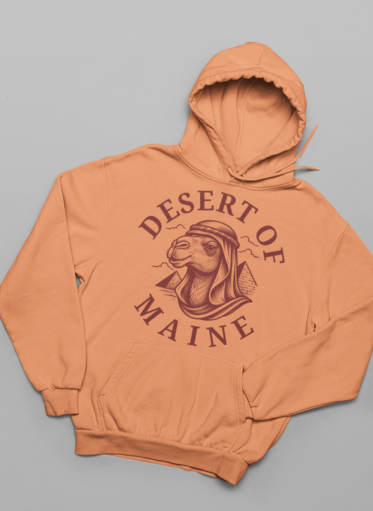Desert of Maine camel hoodie