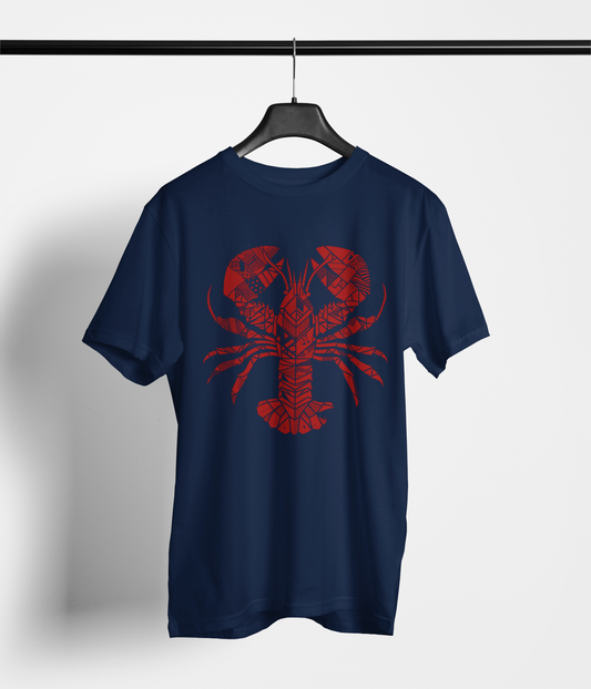 Geometric Lobster tee