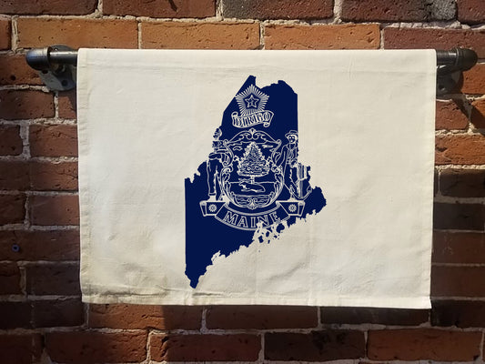 Maine State Seal Kitchen Towel
