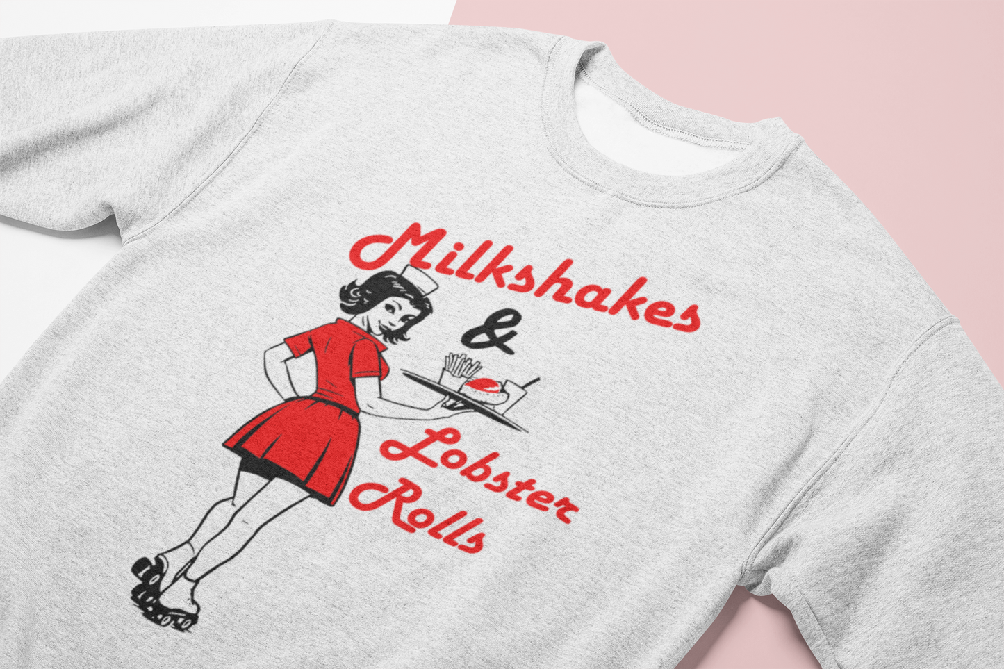 Milkshakes and Lobster Roll Crew Sweatshirt